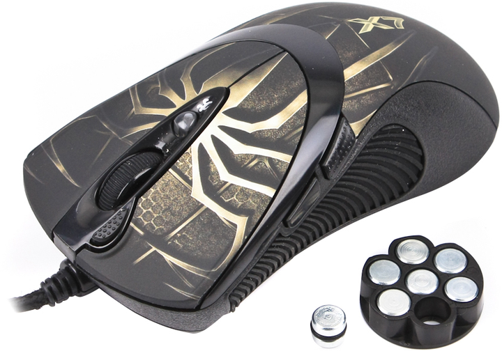 Мышь A4Tech XL-747H Spider X7 USB Brown (4711421804639) – фото, отзывы ...
