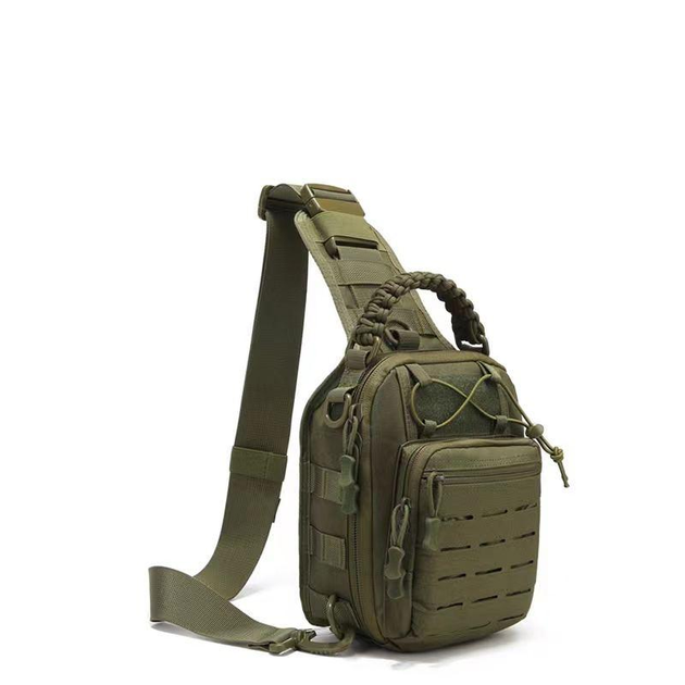 Тактический рюкзак-слинг на 9л олива - изображение 1
