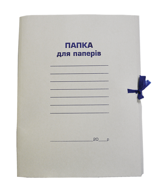 Папка Buromax на завязках А4 картон 0,41мм цельнокроеная - Фото 1 Папка Buromax на завязках А4 картон 0,41мм цельнокроеная - изображение 1