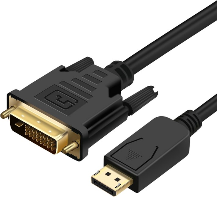 Кабель Prologix DisplayPort-DVI М/м V1.2 1.8 м (PR-DP-DVI-P-04-30-18m ...