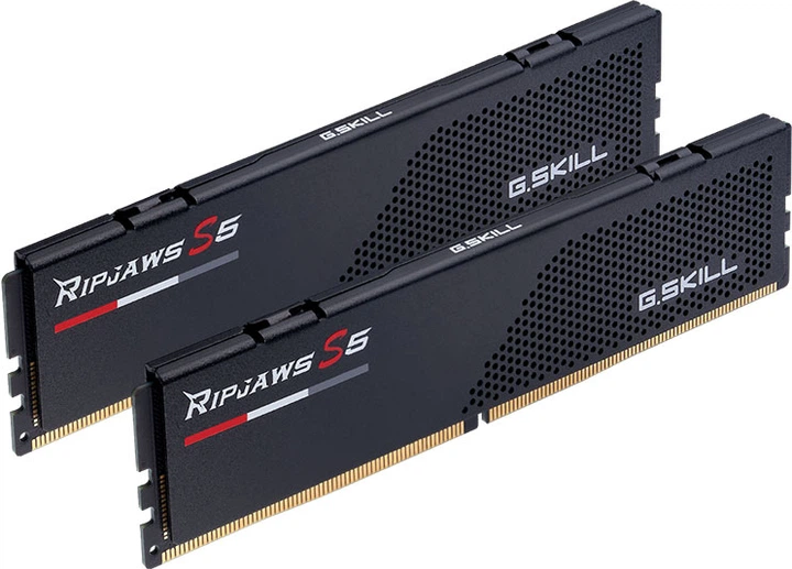 Pamięć RAM G.Skill DDR5-5200 32768MB PC5-41600 (Kit of 2x16384) Ripjaws S5 Black (F5-5200J4040A16GX2-RS5K) - obraz 2