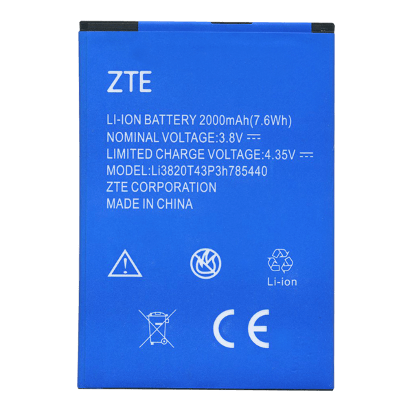 Батарея ZTE LI3820T43P3H785440 (ZTE Blade L370 / Blade L2 Plus) - Фото 1 Батарея ZTE LI3820T43P3H785440 (ZTE Blade L370 / Blade L2 Plus) - зображення 1