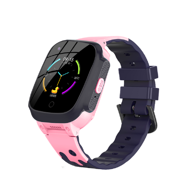 Детские смарт часы Lemfo LT25 4G с Термометром Розовые - изображение 2