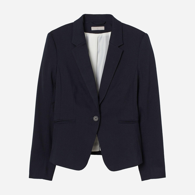 Пиджак женский H&M XAZ334764UEUE 42 Темно-синий (DD8000006311737) – в ...
