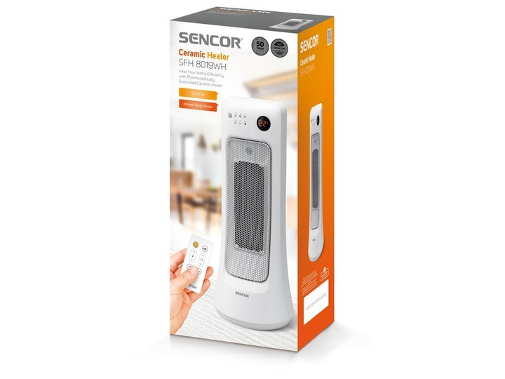 Sencor SFH 8019WH Керамический радиатор - изображение 2