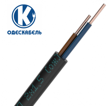 Кабель ВВГнг-LS-П 2*1,5 Одескабель силовий мідний 0,66 кВ (ож) плоский (моноліт, негорючий, бездимний) - Фото 1 Кабель ВВГнг-LS-П 2*1,5 Одескабель силовий мідний 0,66 кВ (ож) плоский (моноліт, негорючий, бездимний) - зображення 1