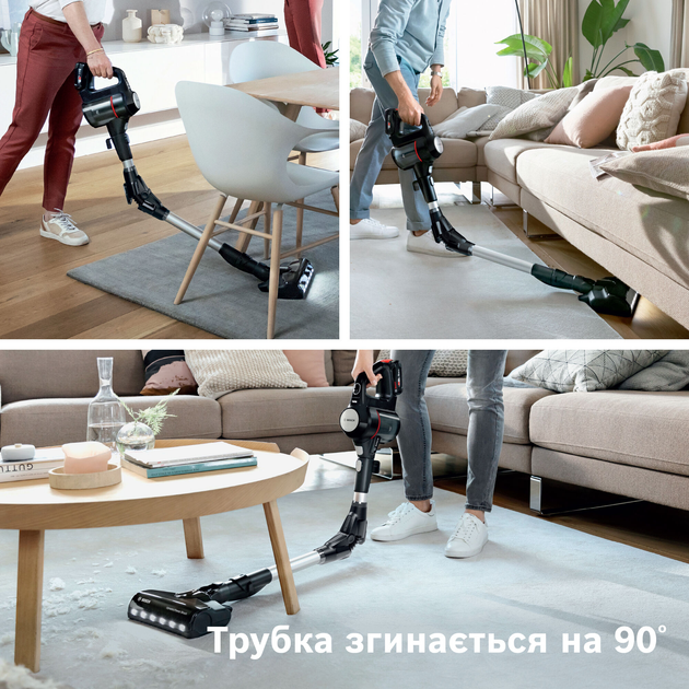 Акумуляторний пилосос Bosch Unlimited 7 BCS712XXL з двома акумуляторами - зображення 8