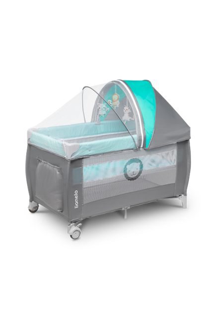 Кроватка-манеж Lionelo SVEN PLUS TURQUOISE / GREY - Фото 2 Кроватка-манеж Lionelo SVEN PLUS TURQUOISE / GREY - изображение 2