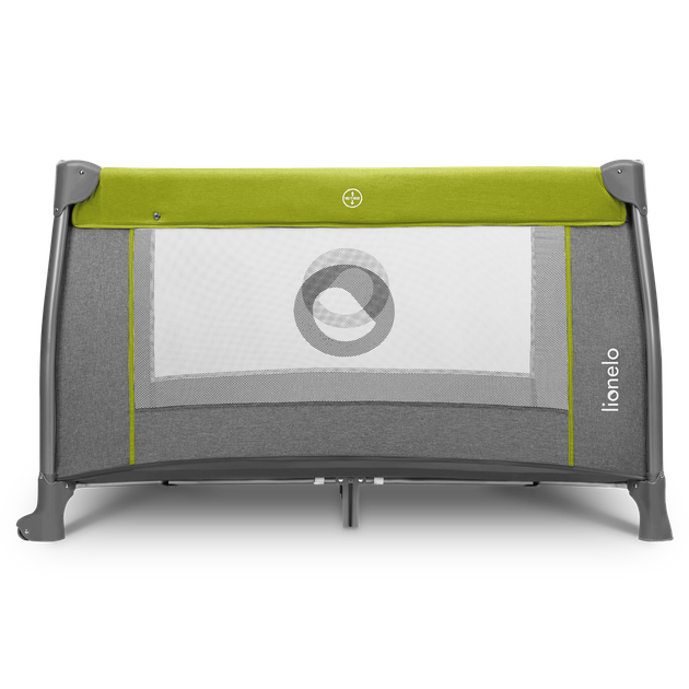 Кроватка-манеж Lionelo THOMI GREEN LEMON - Фото 2 Кроватка-манеж Lionelo THOMI GREEN LEMON - изображение 2
