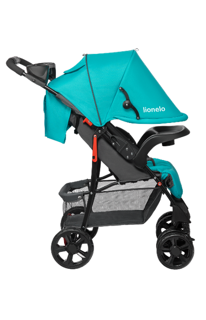 Прогулянкова коляска Lionelo EMMA PLUS VIVID TURQUOISE - зображення 3