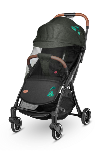 Прогулянкова коляска Lionelo JULIE ONE TROPICAL GREEN - зображення 5