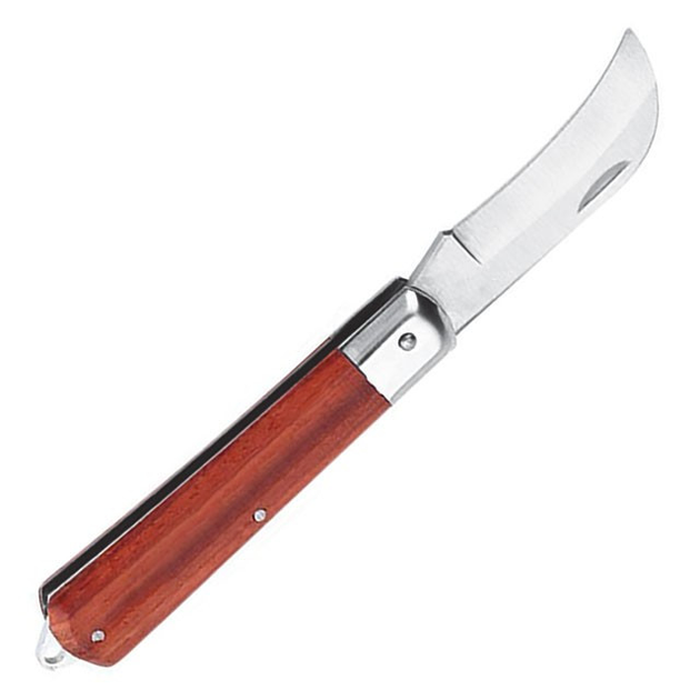 Нож электрика складной изогнутый INTERTOOL HT-0561 - изображение 1