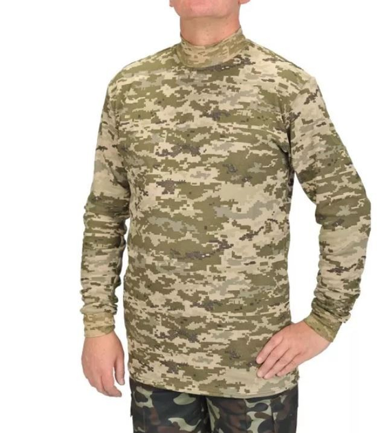 Тактична футболка з довгим рукавом (гольф) CT Український Піксель (100% хб) (CT17-44) - зображення 1