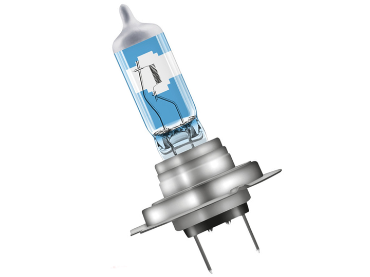Галогенні лампи H7 12V 55W +150% Night Laser Osram 64210 NL-BOX червона ...