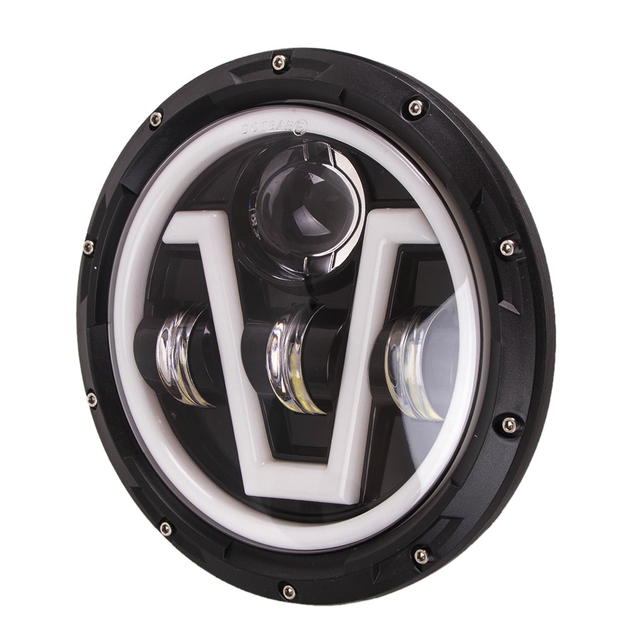 Дополнительные светодиодные фары LED 7" 4LED 52575 MMR-V фара врезная ...
