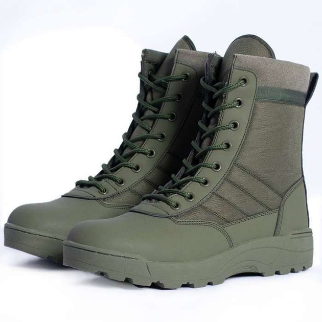 Черевики літні Summer boots колір хакі розмір 45 - зображення 1