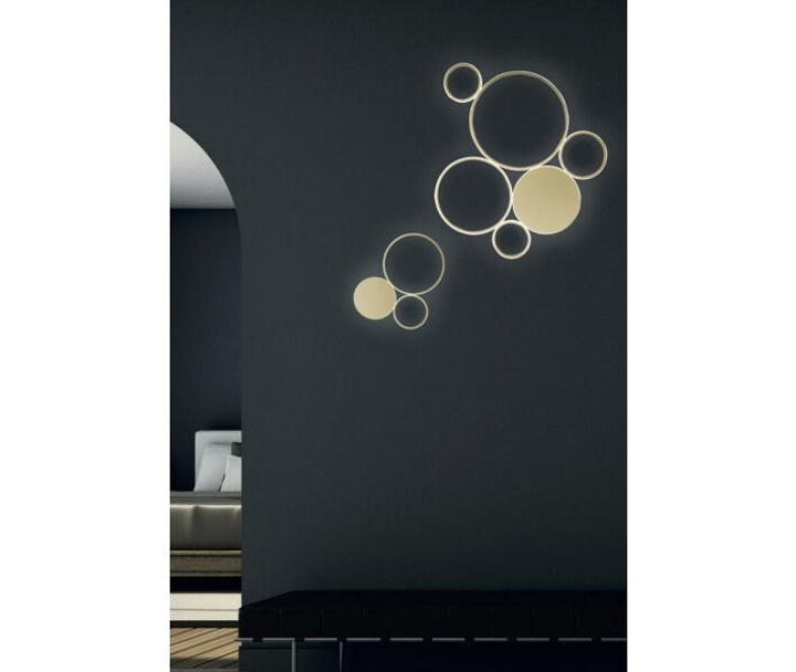 Бра Ondaluce. POIS L 37 cm P 4,5 cm H 21cm 20W 230V 2000LM 3000K LED, Oro - изображение 2
