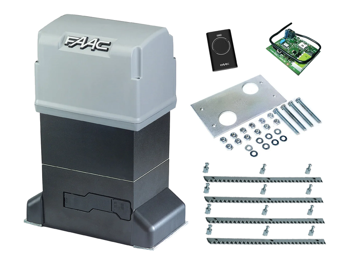 Автоматика для откатных ворот FAAC 844 ER KIT (створка до 1800 кг.) Без аксессуаров, 1 шт., 4 м - Фото 1 Автоматика для откатных ворот FAAC 844 ER KIT (створка до 1800 кг.) Без аксессуаров, 1 шт., 4 м - изображение 1