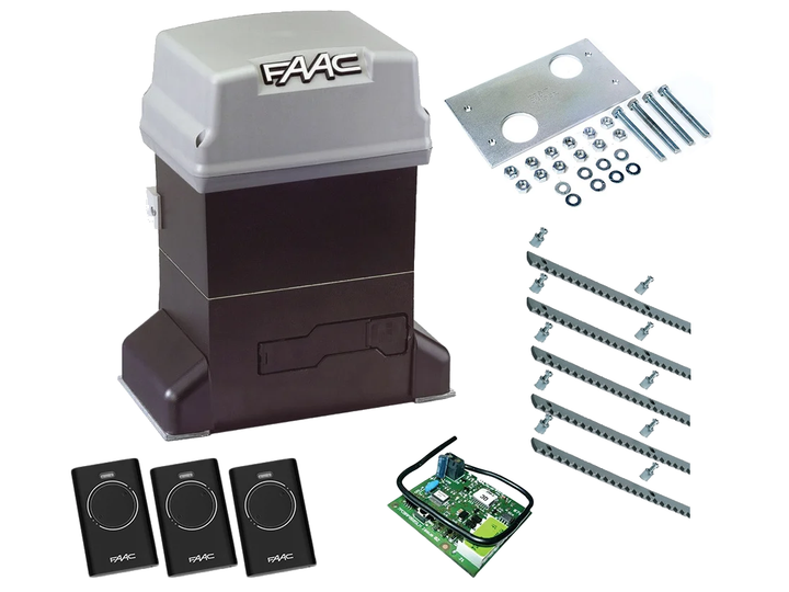 Автоматика для откатных ворот FAAC 746 ER KIT (створка до 600 кг.) Без аксессуаров, 3 шт., 5 м - Фото 1 Автоматика для откатных ворот FAAC 746 ER KIT (створка до 600 кг.) Без аксессуаров, 3 шт., 5 м - изображение 1