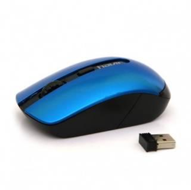 Бездротова миша HAVIT MS989GT Black/Blue (1600 DPI, 4 кл) - изображение 1