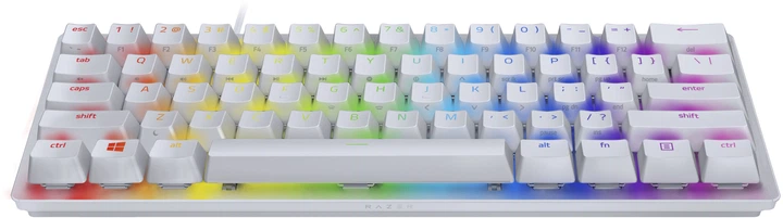 Klawiatura przewodowa Razer Huntsman Mini US Linear Optical Switch USB Mercury (RZ03-03390400-R3M1) - obraz 2