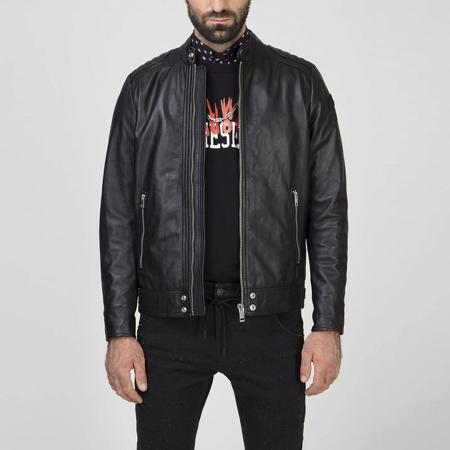 Кожаная куртка Diesel L-Shiro-WH Jacket L от продавца: Rimini Outlet ...