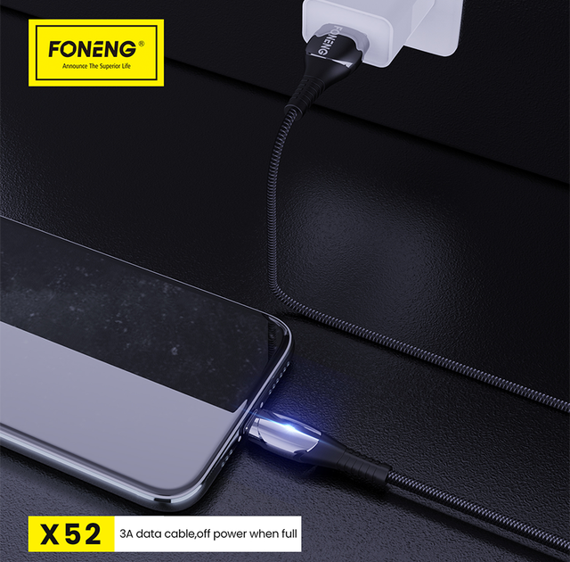Зарядный кабель Zinc Intellectual FONENG Micro-USB - изображение 4