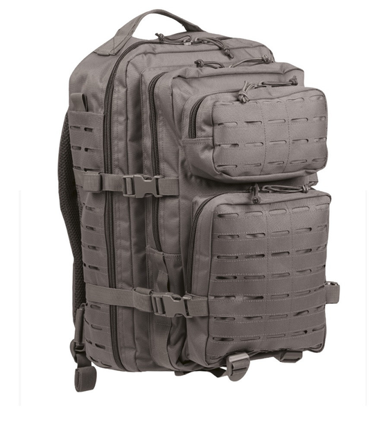 Рюкзак тактический Mil-Tec LASER CUT URBAN GREY, 36 литров серый - изображение 1