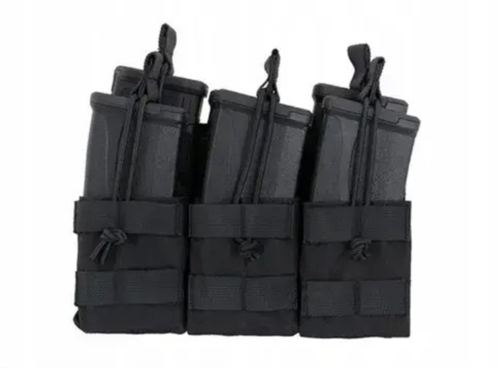 Подвійна сумка для 6 магазинів CQB M4 M16 Ultimate Tactical Open - зображення 1