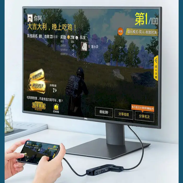 Порт-реплікатор адаптер UGREEN USB-C на DisplayPort + HDMI + VGA Black (CM260) - зображення 6