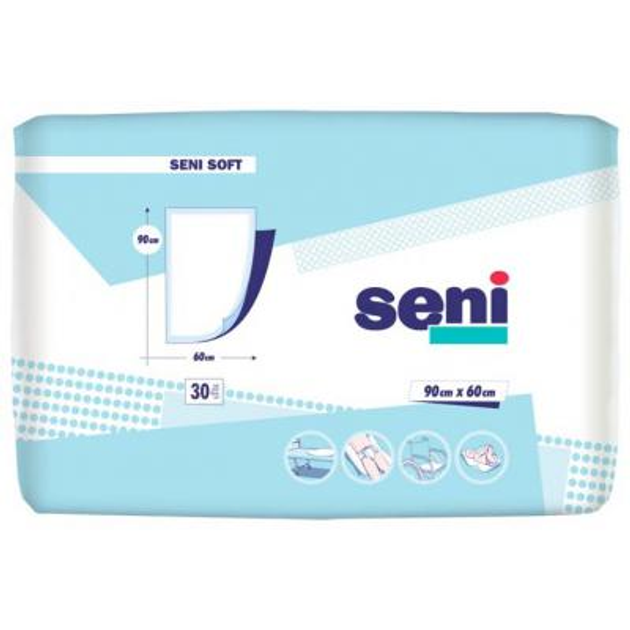 Пеленки для младенцев Seni Soft 90x60 см 30 шт (5900516691295) – фото ...