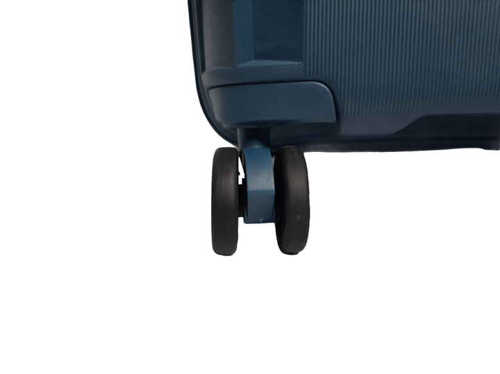 Чемодан маленький Airtex 245 синий 55 см - изображение 4