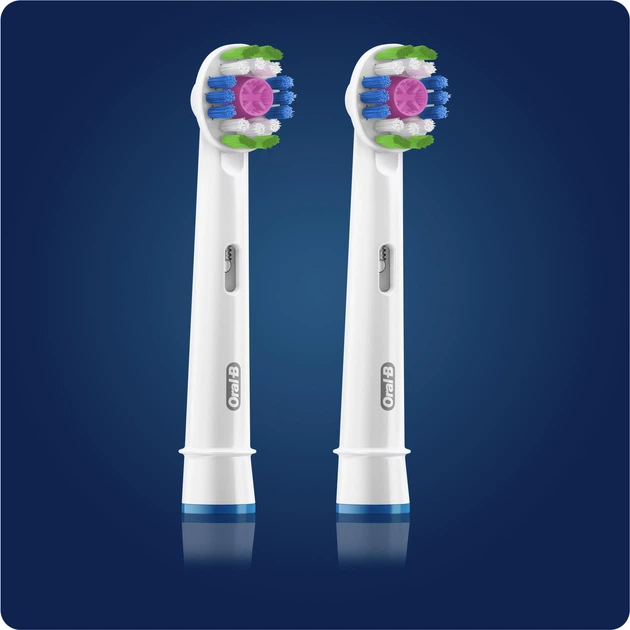 Końcówki do szczoteczki Oral-B 3D White, 2 szt. (4210201351511) Polska - obraz 2