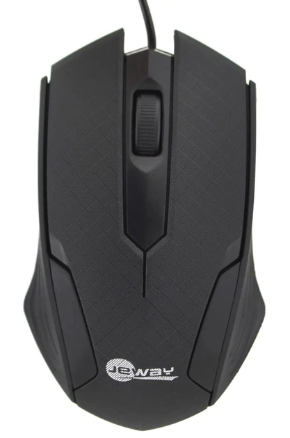 Провідна оптична комп'ютерна USB-мишка Jeway M2 Black - изображение 1
