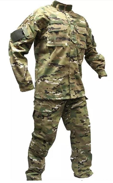 Тактичний Військовий Костюм Зигзаг Multicam (тканина полікоттон, Туреччина) (SEAM-MKRS1-PC-62) - изображение 1