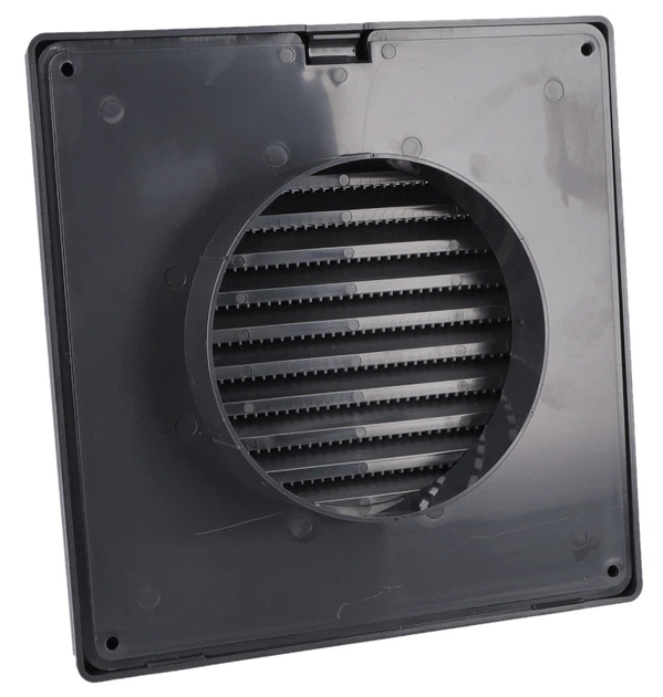 Вентиляционная решетка AIRROXY AKUSzS 170x170 125 мм 02-257 Graphite - изображение 2