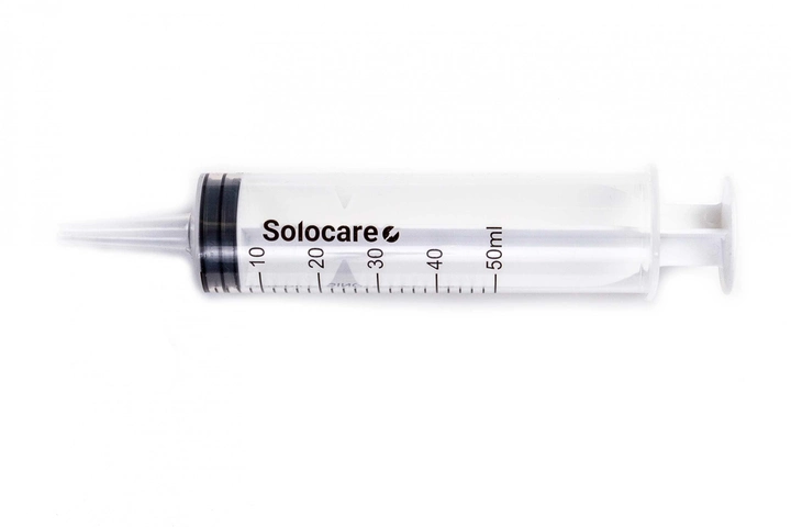 Шприц 50 мл Catheter Tip без иглы 25 шт, 3-х комп. однораз. стер. «Solocare» Solocare - изображение 2