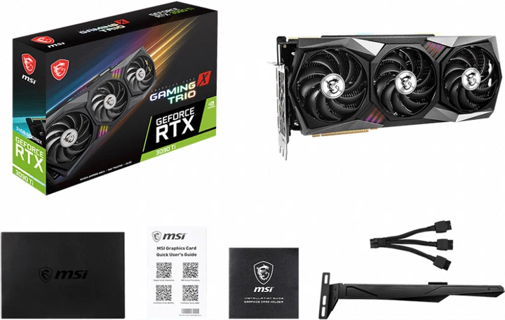 Видеокарта MSI PCI-Ex GeForce RTX 3090 Ti GAMING X TRIO 24GB