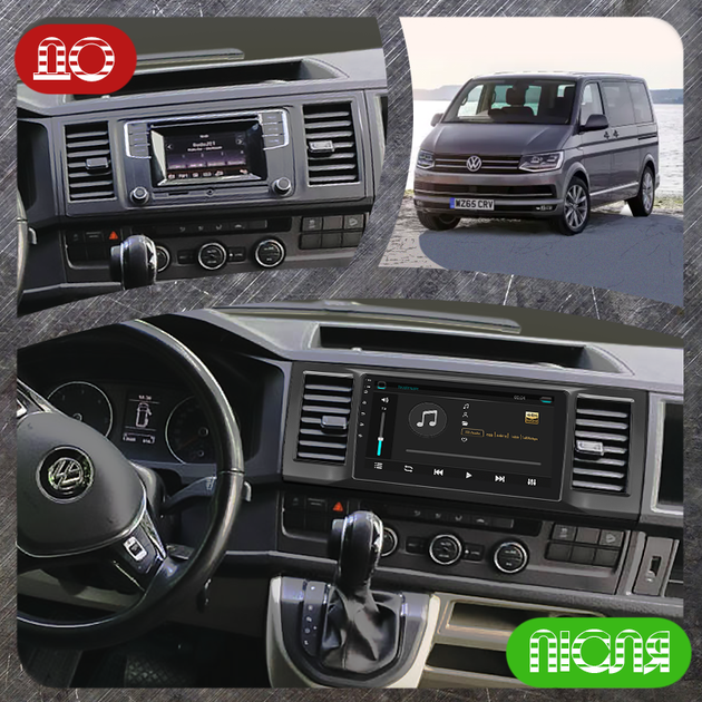 Штатная магнитола 9" Lesko для Volkswagen Caravelle T6 2015-2020 2/32Gb/ Wi-Fi Optima Вольксваген - изображение 3