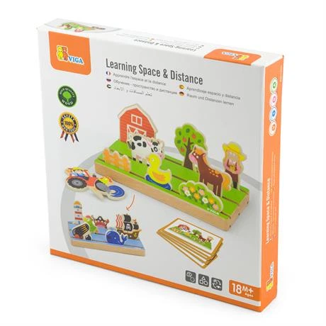 Дерев'яний ігровий набір Viga Toys Простір і відстань - зображення 2