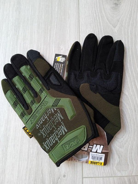 Тактичні рукавички для армії Олива Mechanix XL - зображення 1