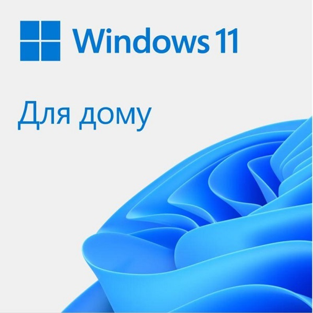 Програмна продукція OEM MS Windows 11 Home 64Bit Ukrainian 1pk DSP OEI DVD (KW9-00661) - изображение 1