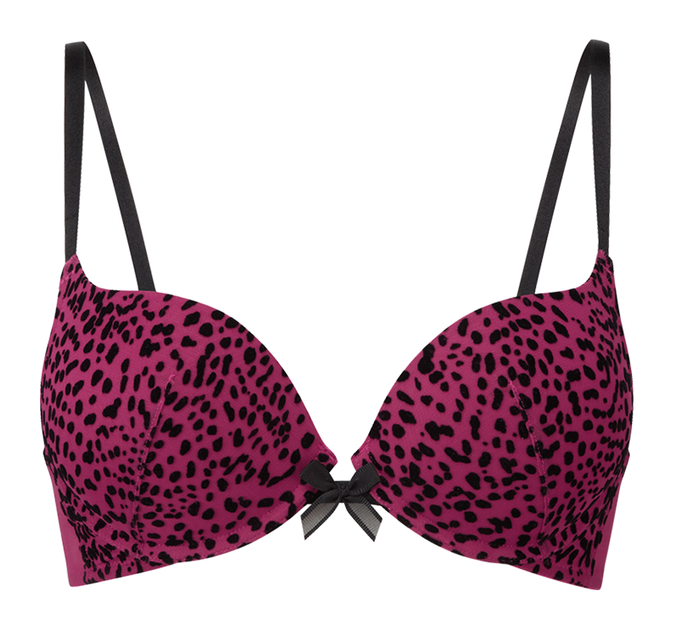 Бюстгальтер Gossard Animal Instinct 11341формований з push-up леопардовий принт 70B Black/Red (5053014285869) - Фото 1 Бюстгальтер Gossard Animal Instinct 11341формований з push-up леопардовий принт 70B Black/Red (5053014285869) - изображение 1
