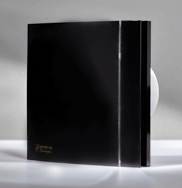 Вытяжной вентилятор Soler&Palau SILENT-100 CRZ BLACK DESIGN-4C с таймером - изображение 6