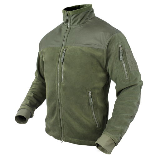 Флісовий тактичний светр Condor ALPHA Mirco Fleece Jacket 601 Large, Олива (Olive) - зображення 2