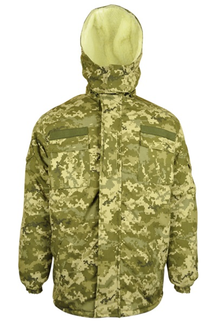 Куртка-бушлат Саржа на хутрі DiSi Company Збройних сил України ЗСУ 60 (А9866) Digital MO - зображення 1