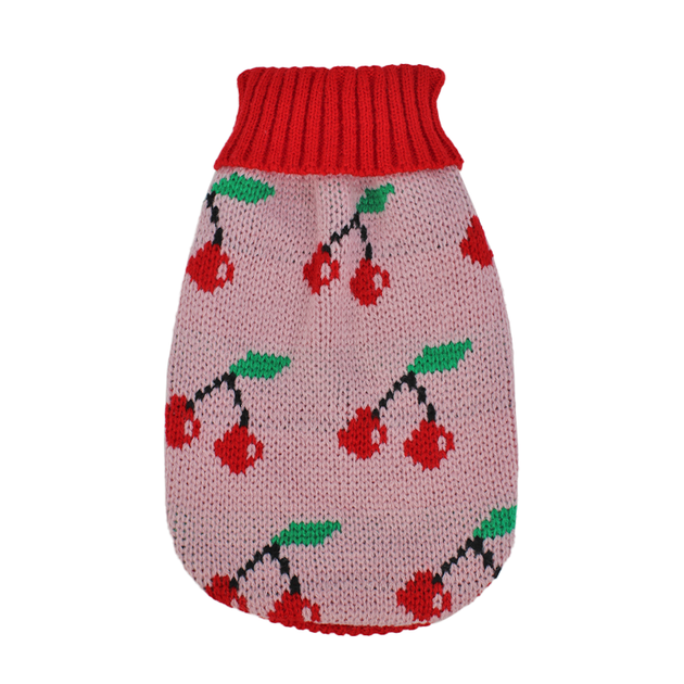 Свитер для собак Taotaopets 357704 Вишенки XS кофта (K/OPT1_6216