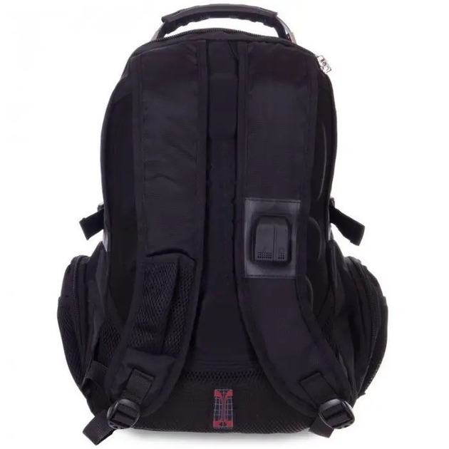 Міський рюкзак 7608 Чорний, туристичний рюкзак тактичний 35л (VS7005300) - изображение 2