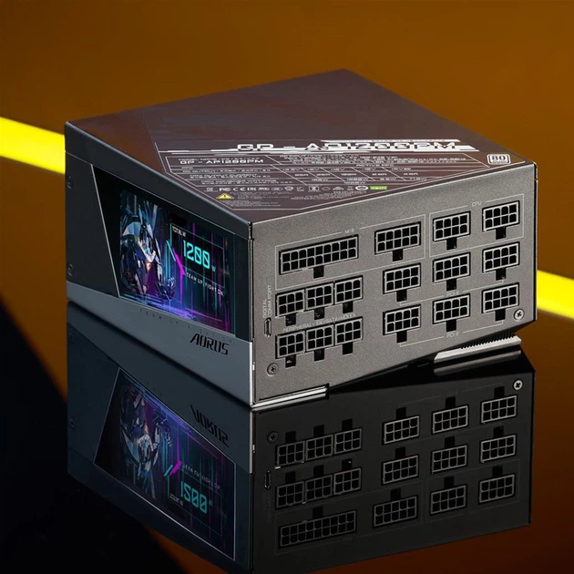 Zasilacz Gigabyte Aorus P1200W 80+ Platinum Modular (GP-AP1200PM) - Zdjęcie 10 Zasilacz Gigabyte Aorus P1200W 80+ Platinum Modular (GP-AP1200PM) - obraz 10