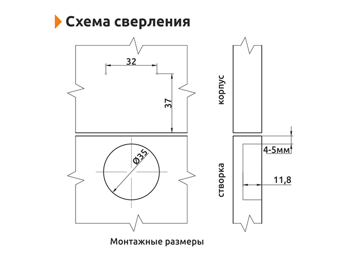 Петля LS Трансформер Slide-on 165° с усиленной планкой мебельная металлическая - изображение 3